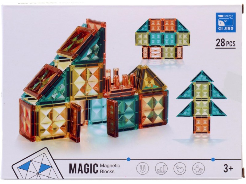 Magnetická stavebnice pro děti Magnetická stavebnice pro děti