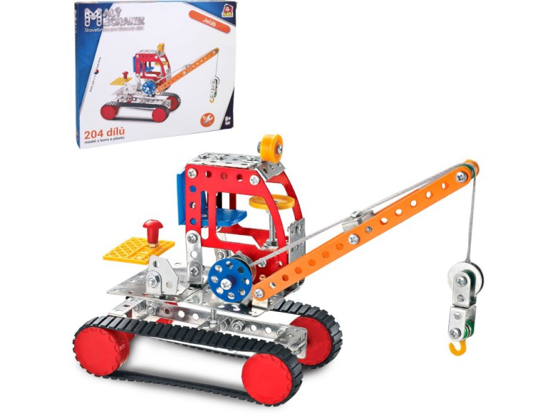17958 - Malý mechanik jeřáb, 204 ks