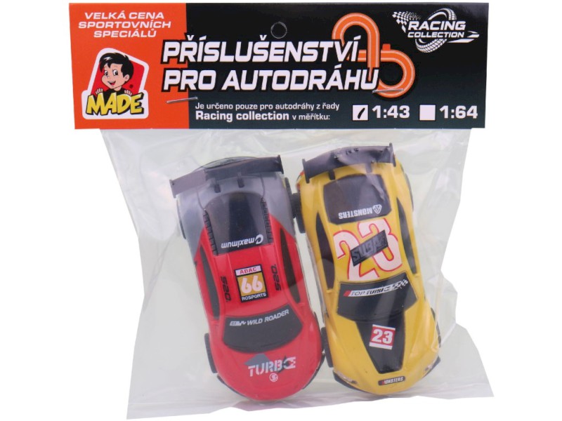 21559 - Autodráha náhradní autíčka, 2 ks 1:43