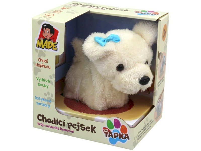 14681 - Pejsek chodící, 15 cm