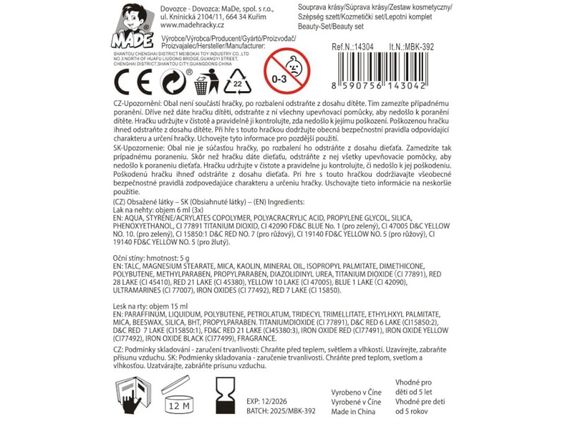 14304 - Kosmetické a nehtové studio,  31 x 29 x 5 cm