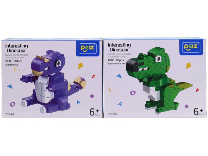 Kostky dinosaurus, 8 ks v display boxu