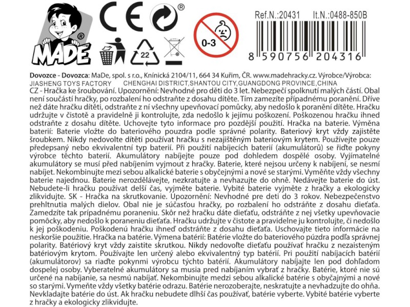 Bagr šroubovací, 24 x 11 x 13 cm