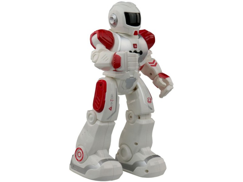 01889 - MaDe Robot Viktor 27cm, 21 funkcí, červený