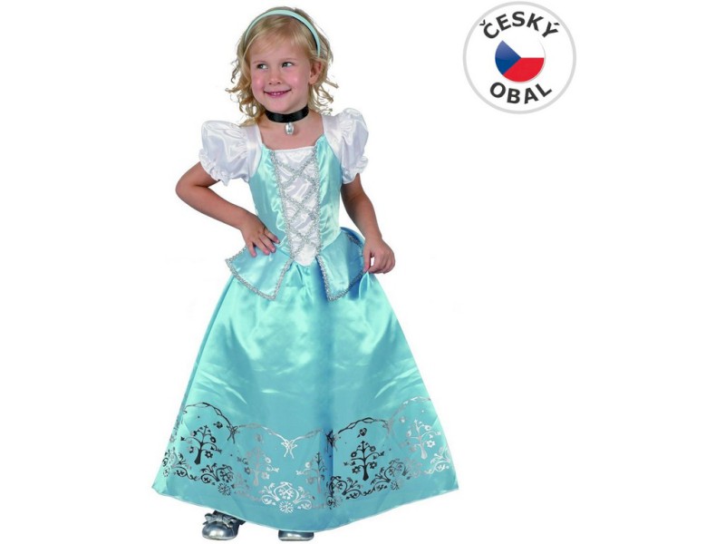 03821 - Šaty na karneval - princezna, 92-104 cm
