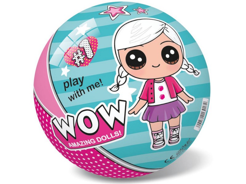 06554 - Míč wow, 14 cm
