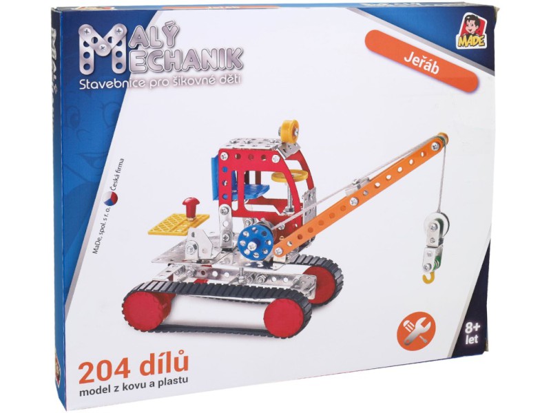 17958 - Malý mechanik jeřáb, 204 ks