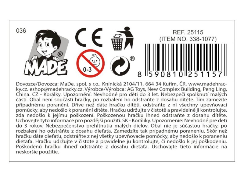 Korálky, 23 x 26 x 4cm