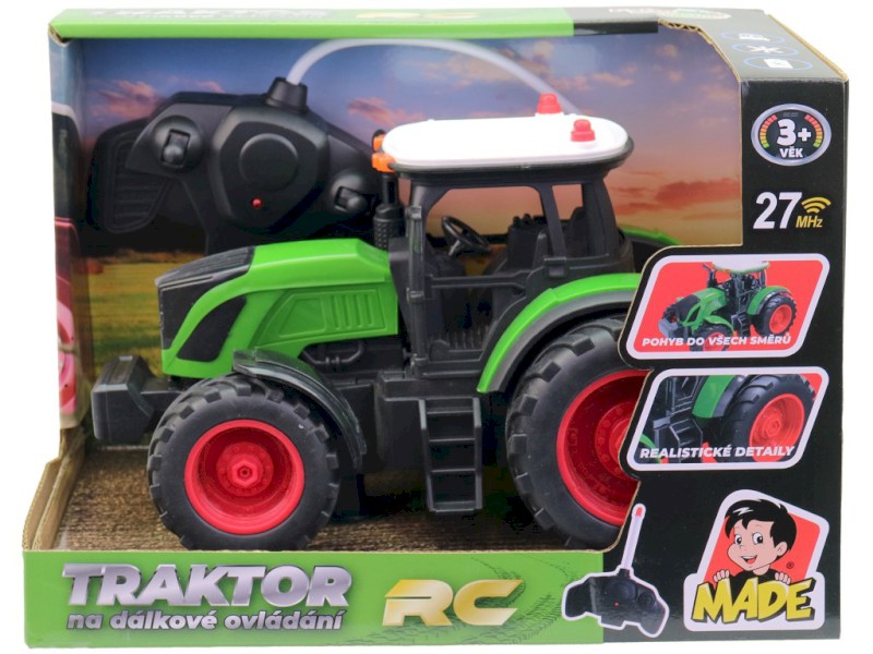 Farmářský traktor na dálkové ovládání, 22 cm