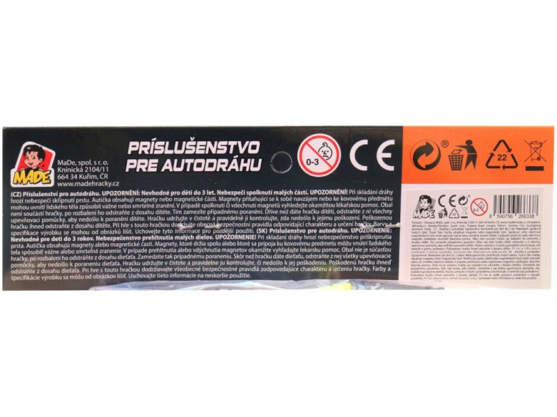 Náhradní autíčka k autodráze s licencí Audi, v sáčku, 2ks