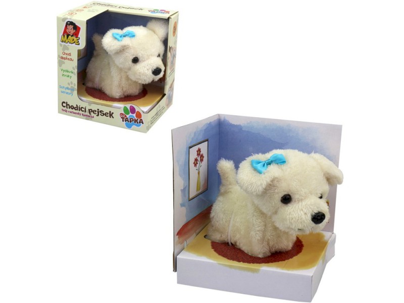 14681 - Pejsek chodící, 15 cm