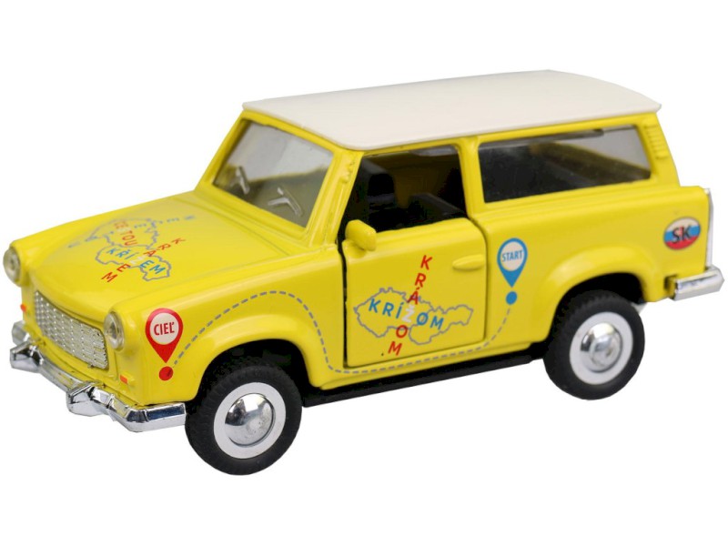 Auto Trabant combi, kovový, 12 cm