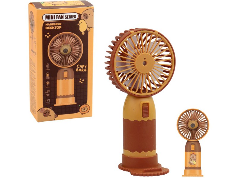 Větráček kapybara, na baterie