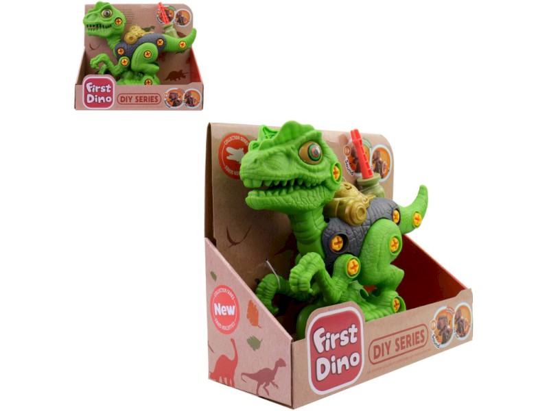 Dinosaurus na sestavení, s bateriemi