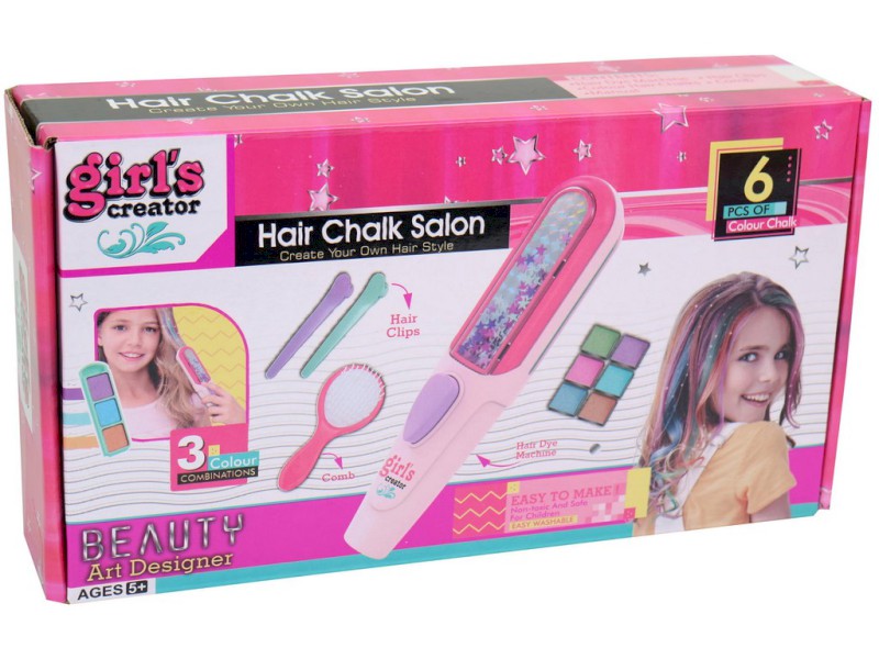 14298 - Vlasové studio - sada k barvení a zdobení vlasů, 19 x 8,5 x 9 cm