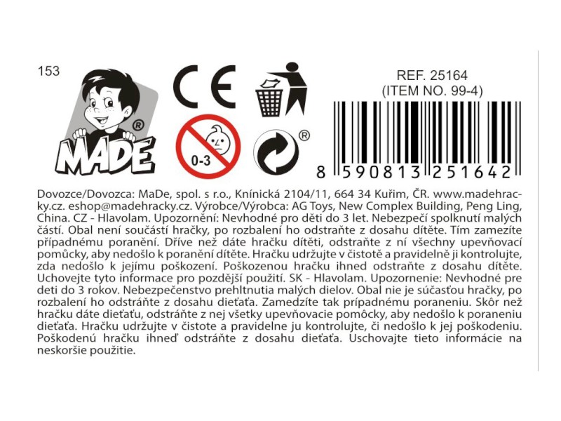 Tabulka s čísly, 14,3 x 1 x 16cm