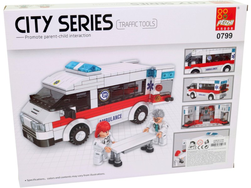 Malý mechanik kostky, ambulance, 255 kostek