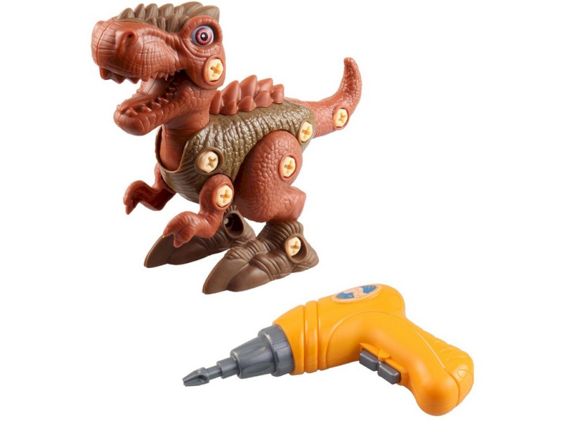 10389 - Dinosaurus ke šroubování, na baterie, 17 cm