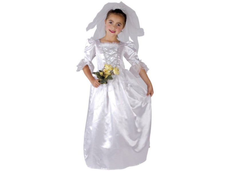 86108 - Kostým na karneval Nevěsta, 120-130cm