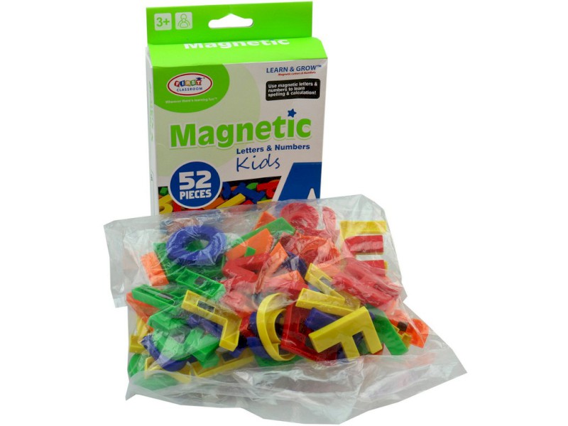 16775 - Magnety, písmena, 52 kusů, 4,5 x 3 cm