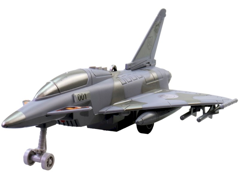 Made Stíhací letadlo SK na setrvačník na baterie se světlem a zvukem