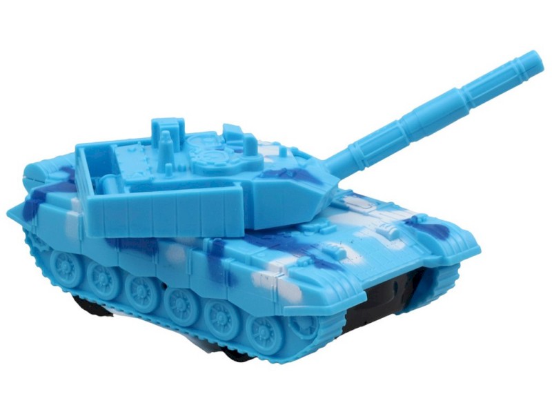 14693 - Tank na setrvačník, se světlem a zvukem, na baterie 16 x 6 x 6,5 cm