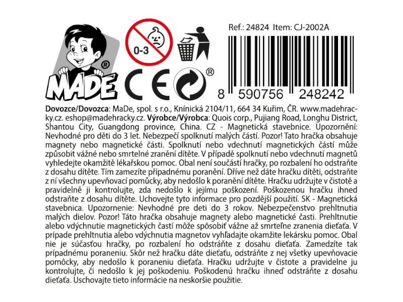 Magnetická stavebnice pro děti Magnetická stavebnice pro děti
