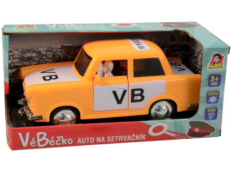 91028 - Auto retro VéBéčko na setrvačník 17 cm