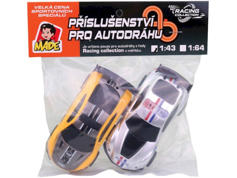 21566 - Autodráha náhradní autíčka, 2 ks 1:43