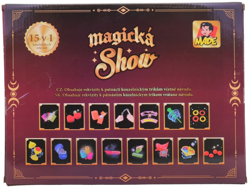 Kouzelnická sada 15v1 – Velký set kouzel pro děti