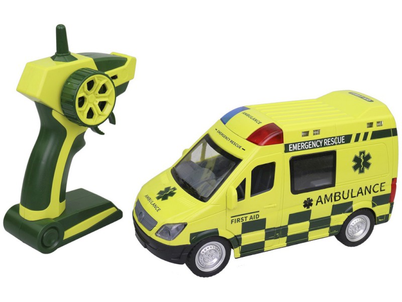 15836 - Ambulance na ovládání, 22 x 12,5 x 8,5 cm