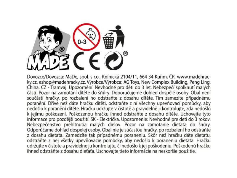 Tramvaj - šalina, 17 cm