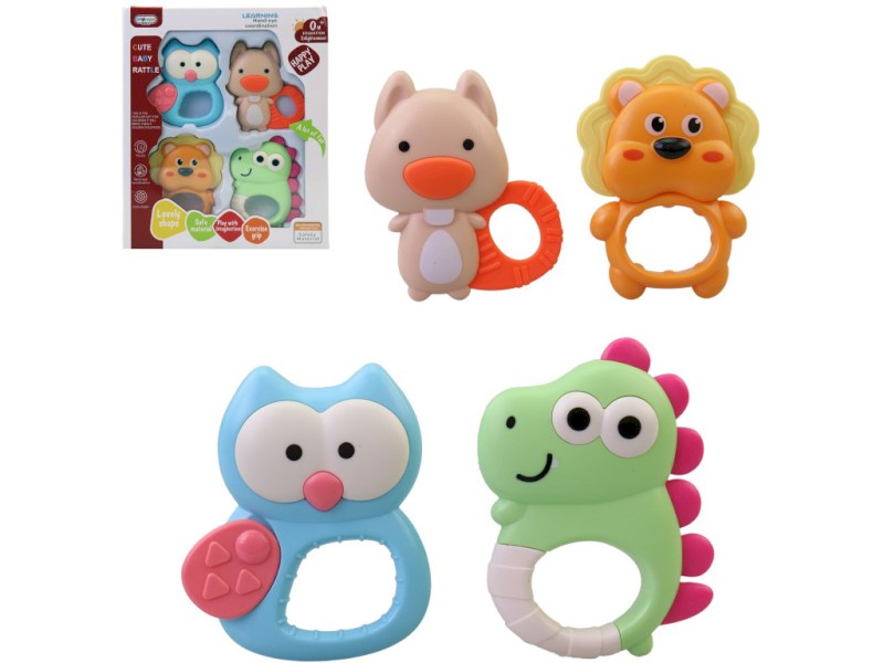 Chrastítko, 4 ks, na baterie