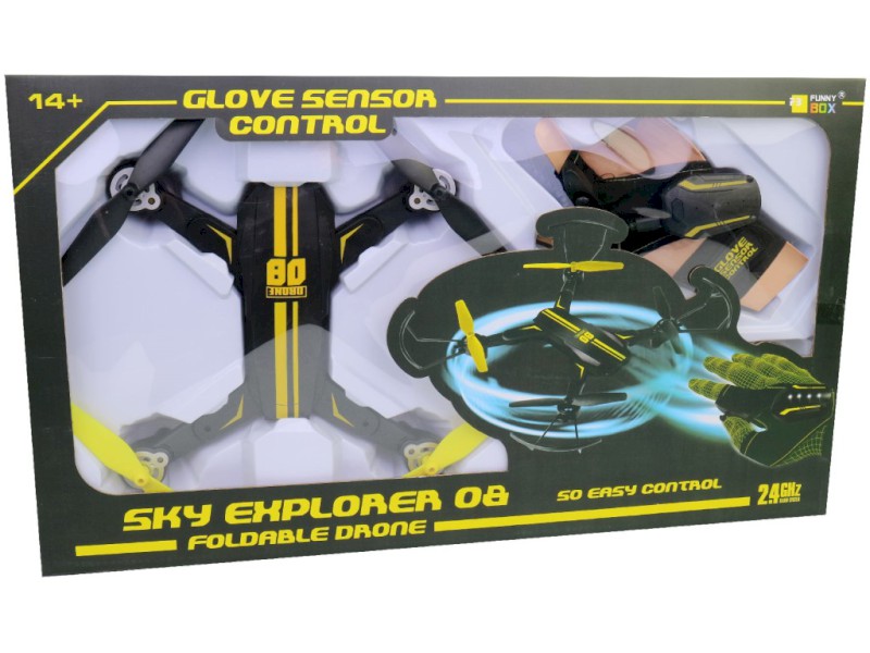 20772 - Dron na ovládání, ovladač na ruku, 2,4 GHz