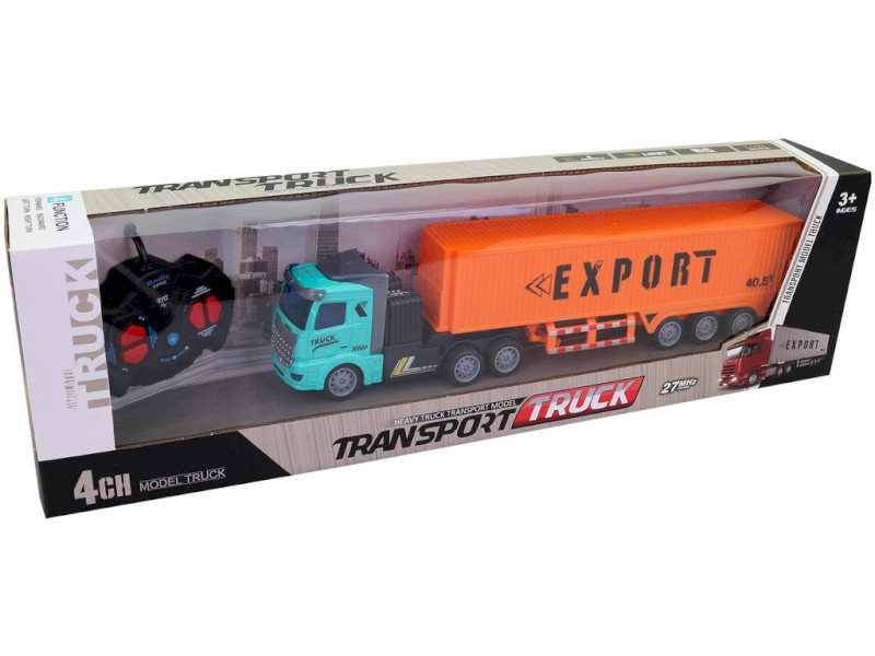 11612 - Auto nákladní na dálkové ovládání se světlem, 4 kanál, 34,5 cm