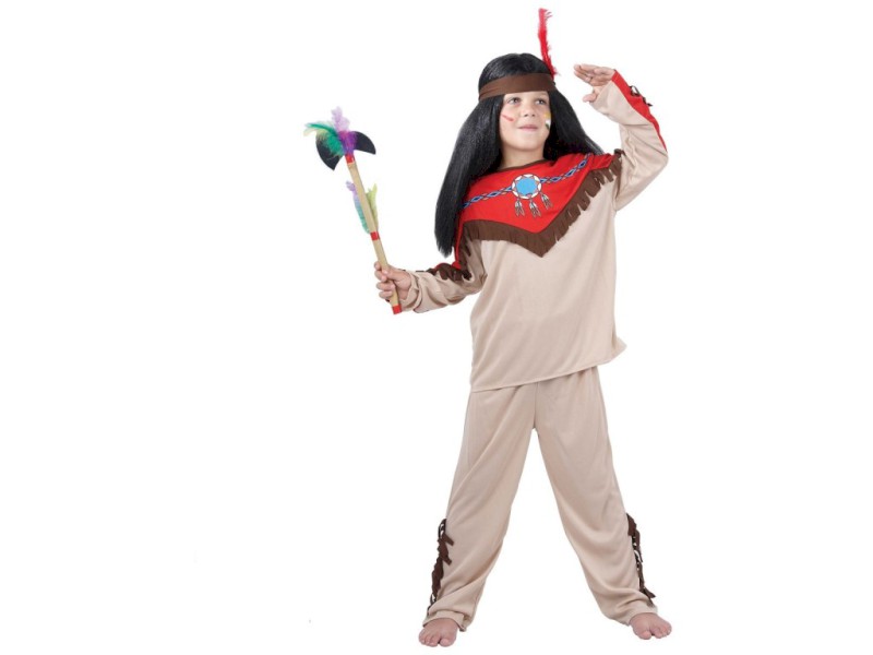 55486 - Kostým na karneval - Indián, 120-130 cm