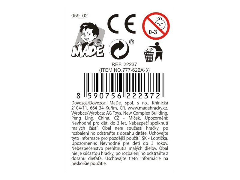 Florbalový míček 3 kusy