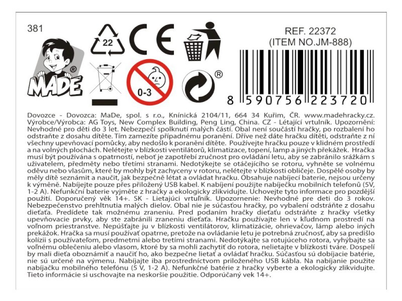 Dron, křišťálová koule