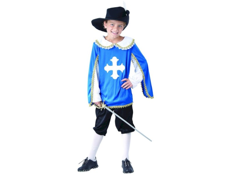 09495 - Šaty na karneval - mušketýr, 110 - 120 cm