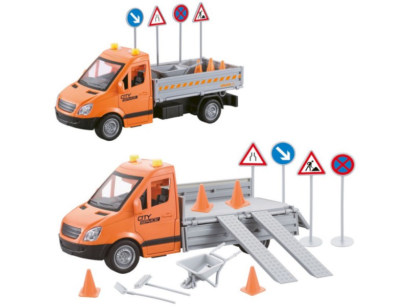 12409 - Auto dopravního značení na setrvačník, 24 cm