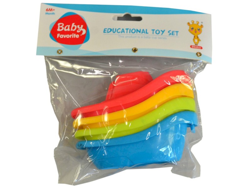 09977 - Loďky do vody, 4 ks, 11 cm