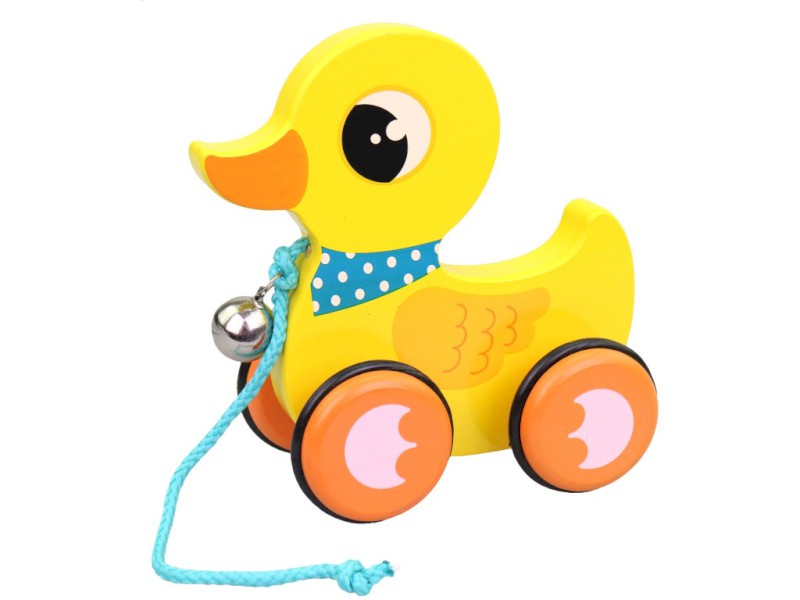 20357 - Dřevěné tahadlo, kačena, 14,5 cm