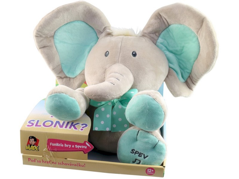 12526 - Sloník - hra na schovávanou 25 cm - SK
