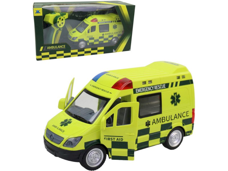 15836 - Ambulance na ovládání, 22 x 12,5 x 8,5 cm