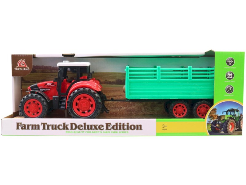 Traktor s přívěsem 40 x 10 x 14cm Traktor s přívěsem 40 x 10 x 14cm