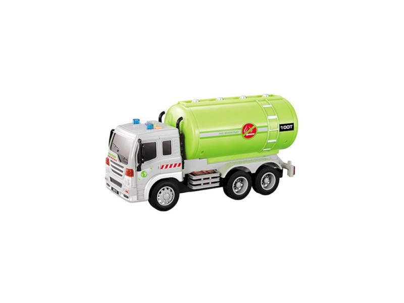 14286 - Auto cisterna na setrvačník, se světlem a zvukem, na baterie, 26,5 x 10 x 13,5 cm