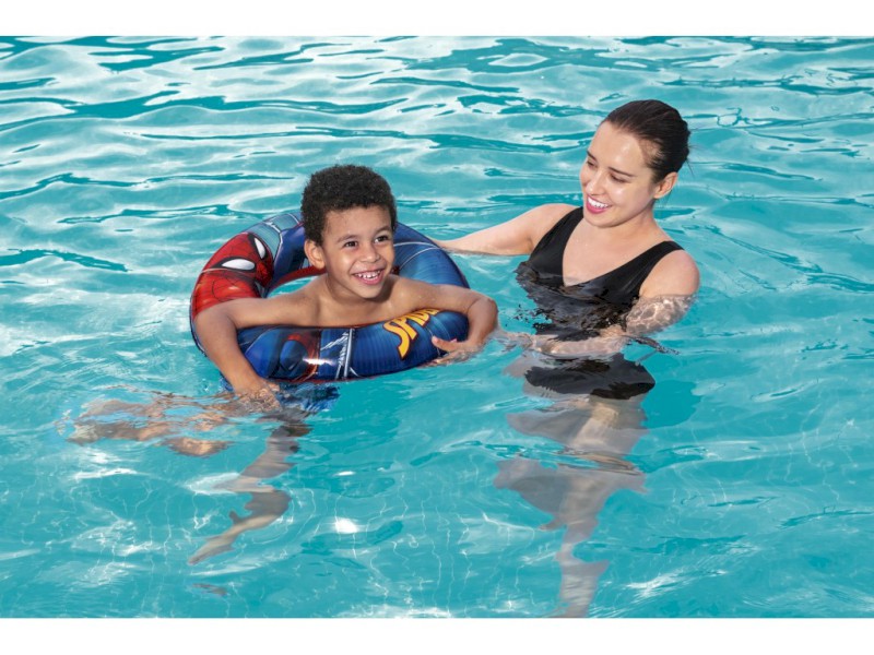 BW98003 - Bestway Nafukovací kruh Spider-Man, 56 cm