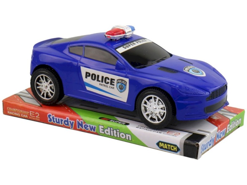 14667 - Auto policejní na setrvačník, 18 x 8,5 x 7,5 cm