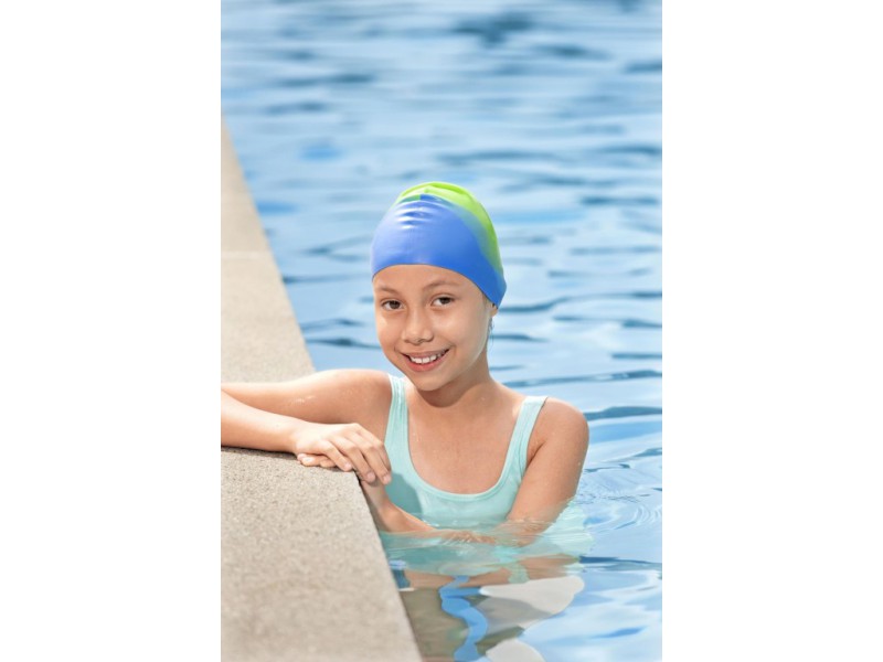 Lil'Color Wave Swim Cap