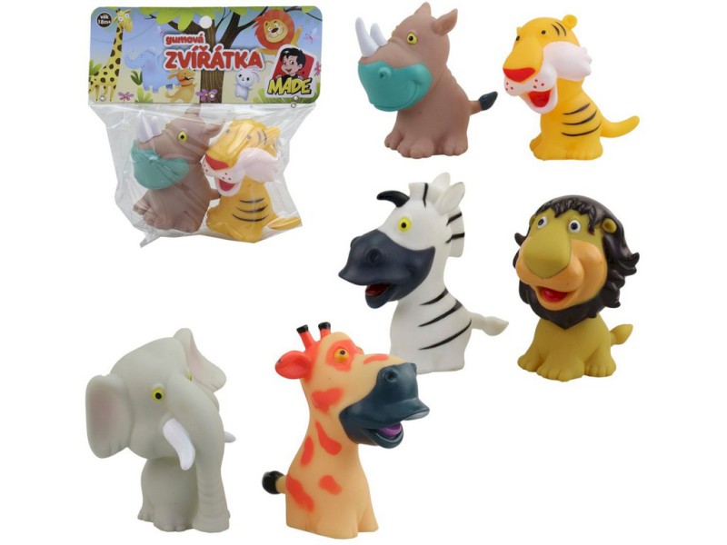 14158 - Zvířátka safari, 10 cm